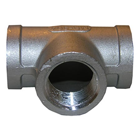 Harvey 0.5 in. Stainless Steel Female Pipe Tee 209828